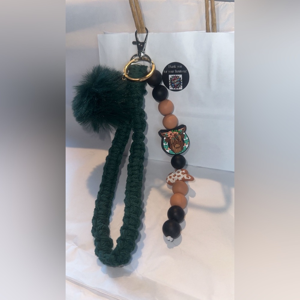 Macrame keychain